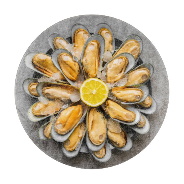 Oyster Platter Schneidebrett (Vorderseite)