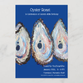 Oyster Roast Geburtstagsparty Einladung