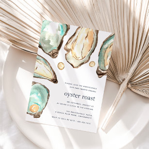 Oyster und Perl Oyster Roast Party Einladung