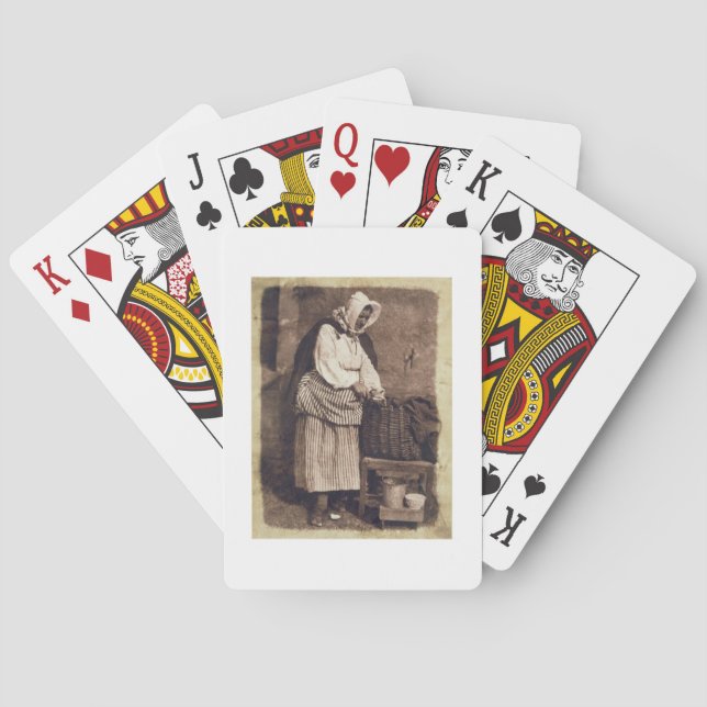 Oyster Woman, 1843-47 Spielkarten (Rückseite)
