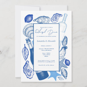 Oysters Wedding Probe Dinner Welcome Party Einladung