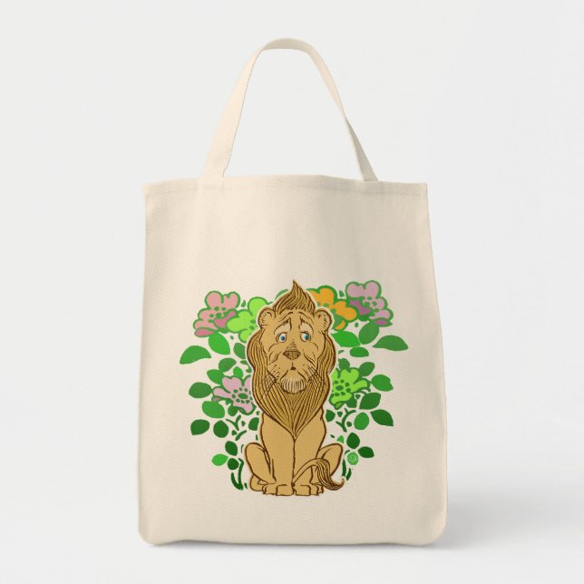 Oz Cowardly Lion Grocery Bag Tragetasche (Vorne)