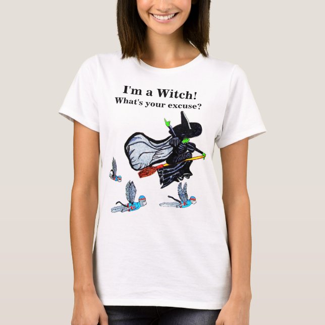 OZ I AM WITCH Witz tee (Vorderseite)