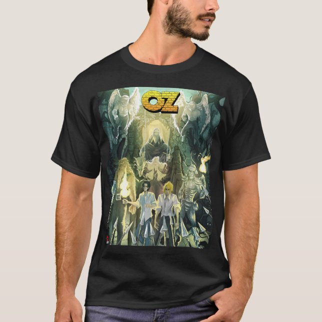 OZ V2 Design Herrenklassiker T - Shirt (Vorderseite)