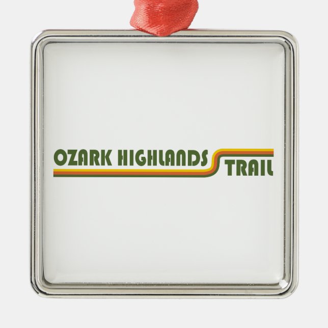 Ozark Highlands Trail Arkansas Ornament Aus Metall (Vorne)