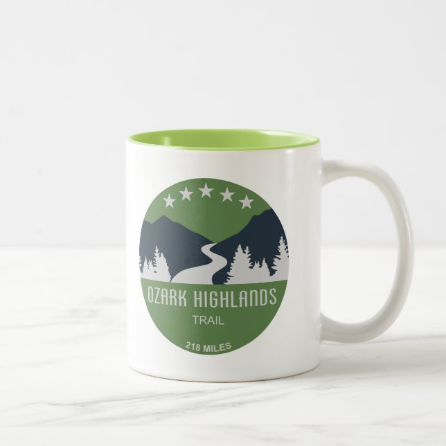 Ozark Highlands Trail Zweifarbige Tasse (Rechts)