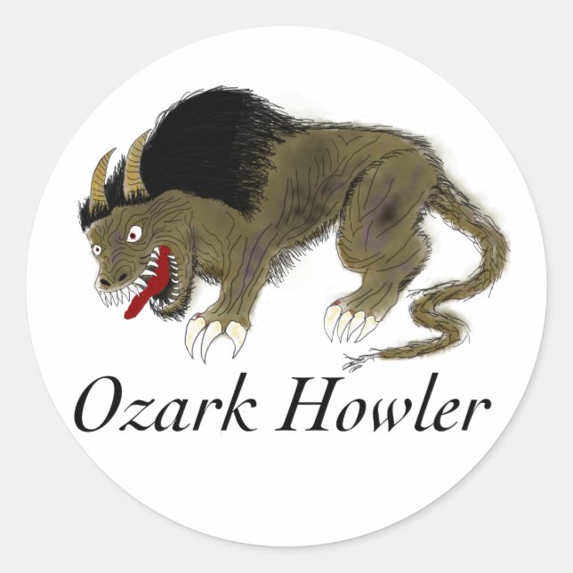 Ozark Howler Sticker (Vorderseite)