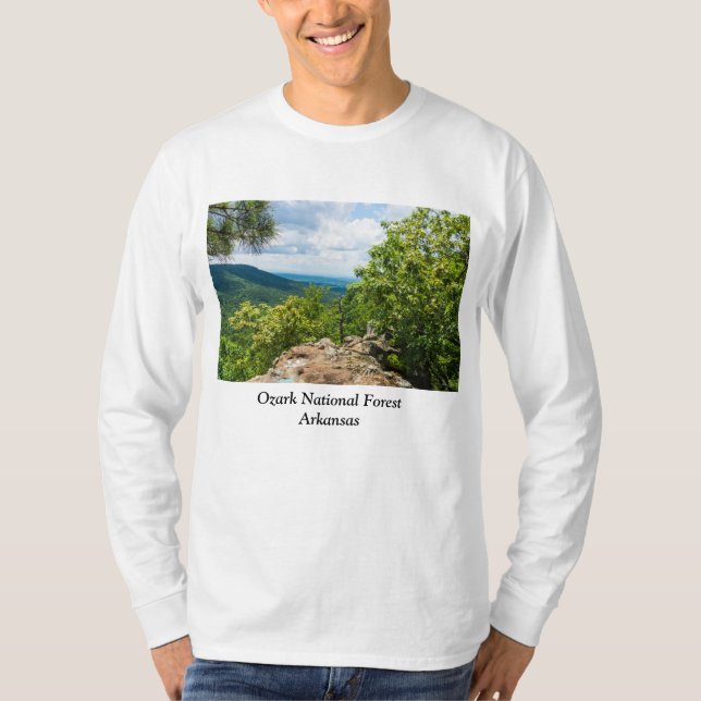 Ozark National Forest Cliff View T-Shirt (Vorderseite)