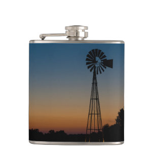 Ozark Windmill Sunset Flachmann