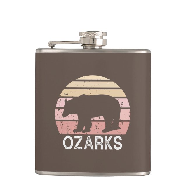 Ozarks Bear Flachmann (Vorderseite)