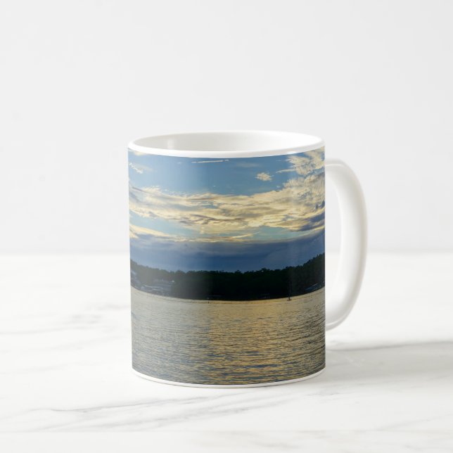 Ozarks Blue Sunset Coffee Tasse (VorderseiteRechts)