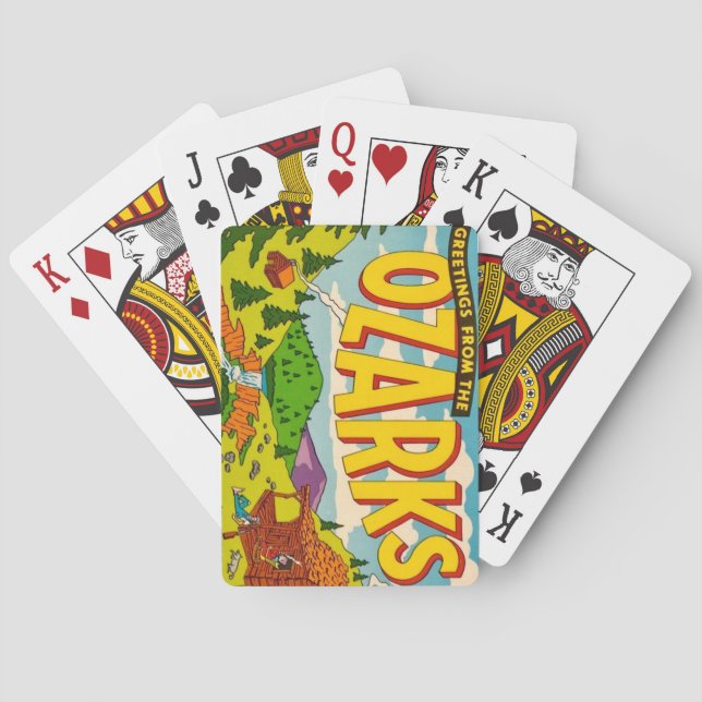  Ozarks Greeting Playing Cards Spielkarten (Rückseite)