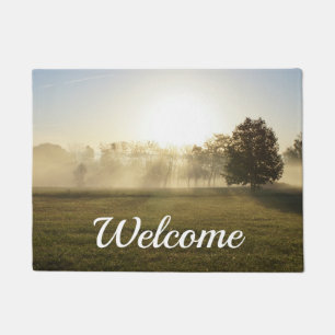 Ozarks Morning Fog Willkommen Doormat Fußmatte