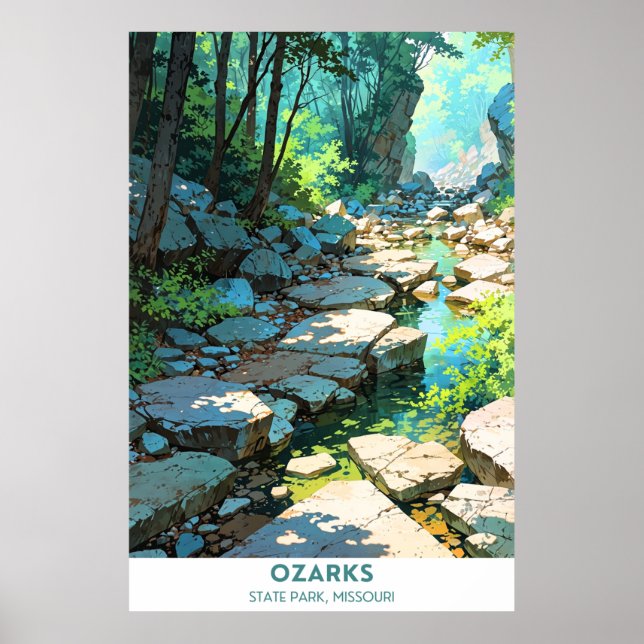 Ozarks Staat Park, Missouri Poster (Vorne)