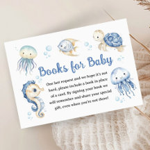 Ozean Ahoy Baby Shower Junge Blaue Bücher Für Baby