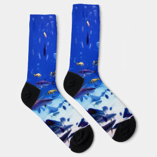 Ozean Aquarium Socken