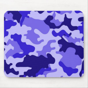Ozean Blau Camo-Mauspad Mousepad