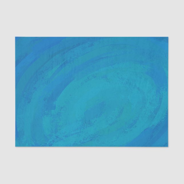 Ozean-Blau Seidenpapier (Vorderseite)