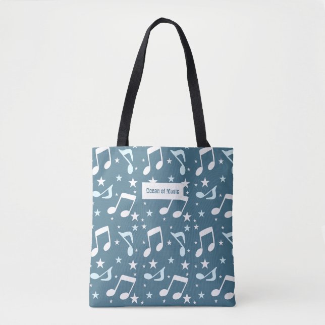 Ozean der gemusterten Musik Tasche (Vorderseite)