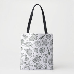 Ozean-Einwohner-Muster 3 Tasche