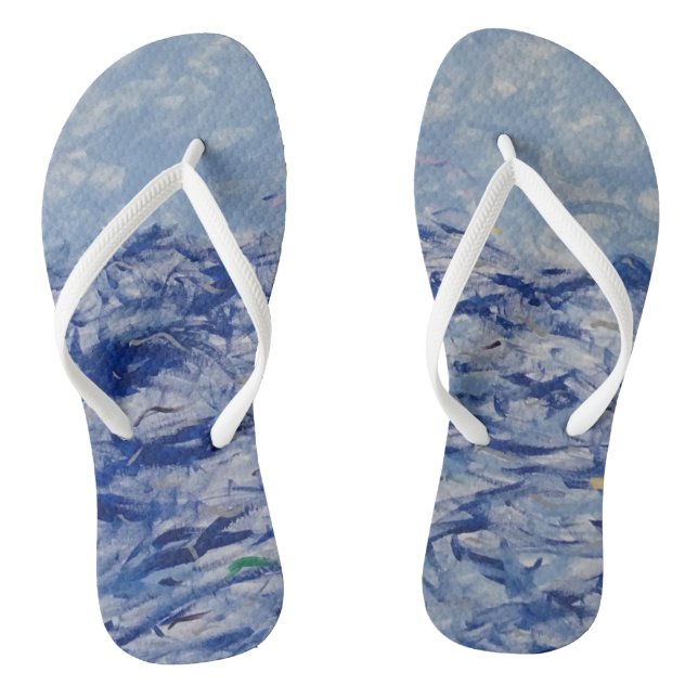 Ozean-Flipflops Flip Flops (Fußbett)