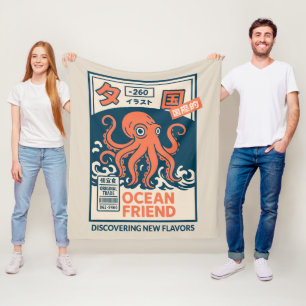 Ozean Freund Fleecedecke