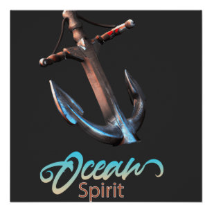 Ozean-Geist-Zeichen Poster