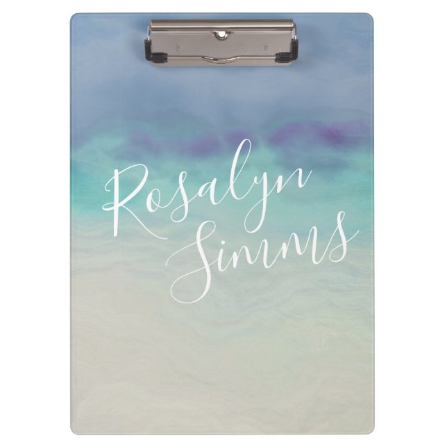 Ozean gestrichen klemmbrett (Vorderseite)