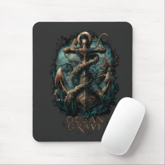 Ozean Grab Kraken Anker Dunkle Fantasie Mousepad