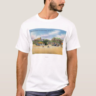 Ozean-Haus, Unterbrecher und Parkboden T-Shirt