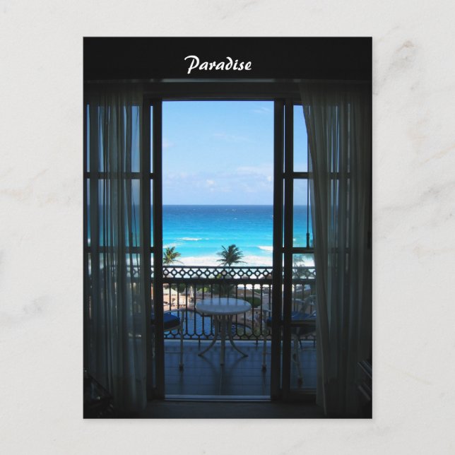 Ozean in Cancun, Mexiko Postkarte (Vorderseite)