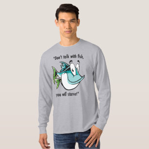 Ozean-inspirierte Mode spricht nicht mit Fischen T-Shirt