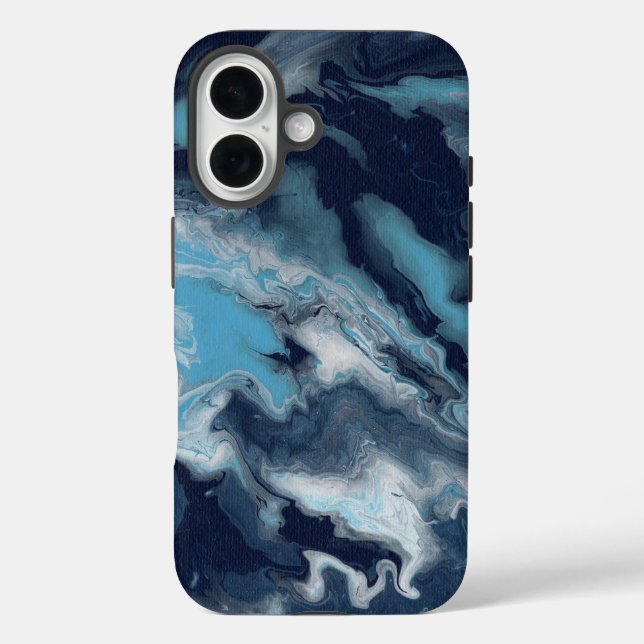 Ozean iPhone 16 Hülle (Rückseite)