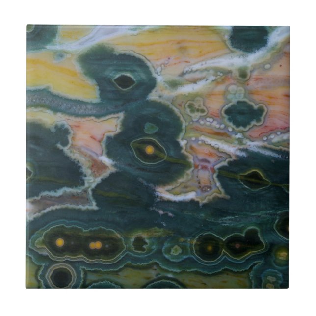 Ozean-Jasper-Platte Fliese (Vorderseite)