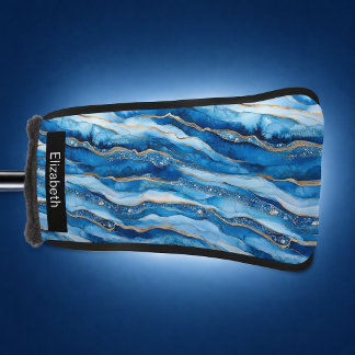 Ozean-Juwel-Achat Personalisiert Golf Headcover