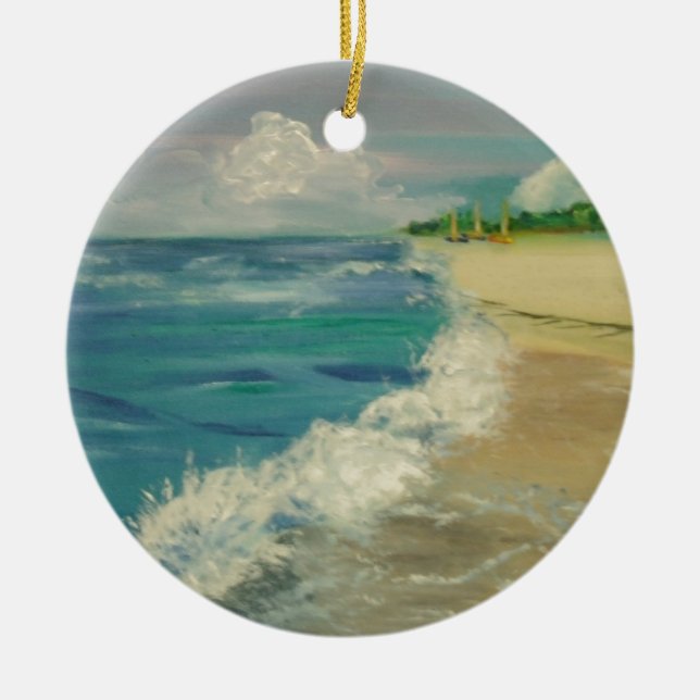 Ozean Keramikornament (Vorne)