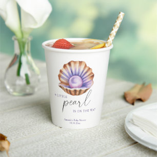 Ozean Kleine Perle Unter Dem Meer Baby Shower Pappbecher