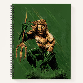 Ozean-König Trident Krieger Dynamische Comic-Kunst Notizbuch
