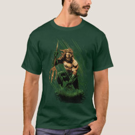 Ozean-König Trident Krieger Dynamische Comic-Kunst T-Shirt