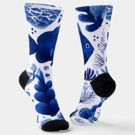 Ozean-Korallenriff-Besatzungssocken für Männer ode Socken