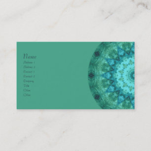 Ozean-Medaillon-Kaleidoskop Visitenkarte