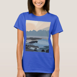 Ozean Meer Himmel Natur T-Shirt