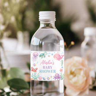 Ozean Meer sehen dich bald Baby Shower Wasserflasc
