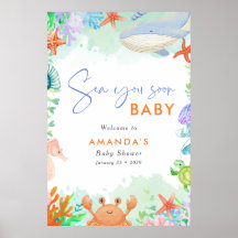 Ozean Meer sehen Sie bald Sommer-Baby-Party