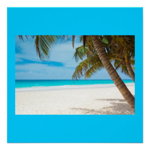 Ozean Meer Strand Palme Sand Natur Name Personalis Poster