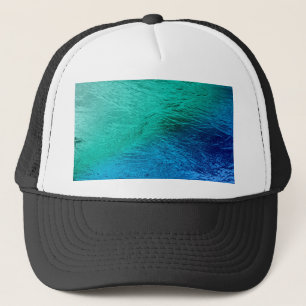 Ozean-Meerwasser-Digital-Kunst-Hut Truckerkappe