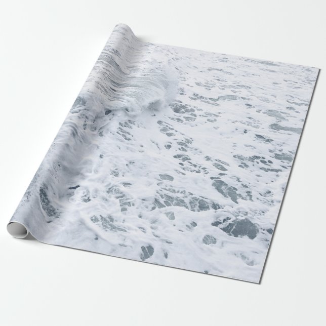 OZEAN MIT WELLE GESCHENKPAPIER (Ungerollt)