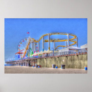 Ozean-Park" Santa Monica Poster