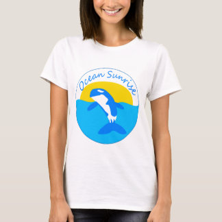 Ozean-Sonnenaufgang T-Shirt