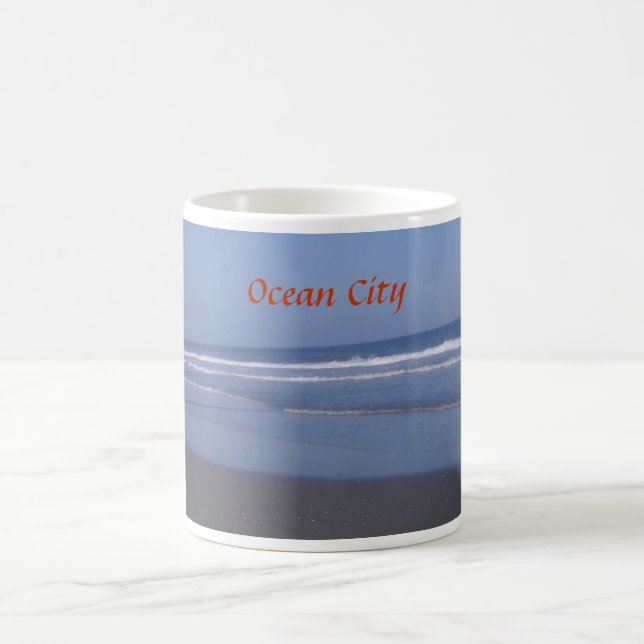 Ozean-Stadt - Atlantik - Kaffee-Tasse Kaffeetasse (Mittel)